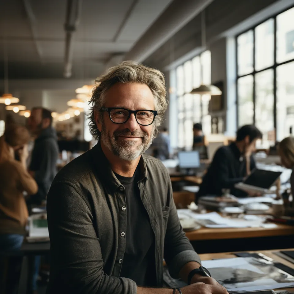 Miguel Fonseca em escritório